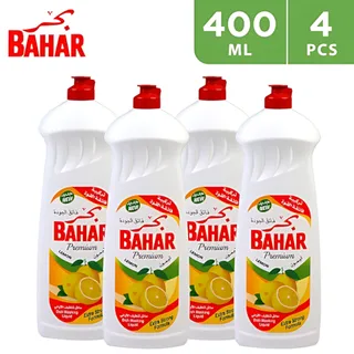 سائل غسيل الأطباق الفاخر بالليمون 400 مل، 4 عبوات