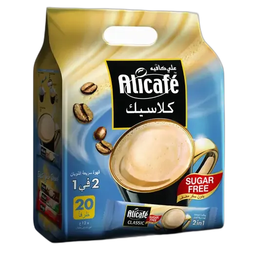 علي كافيه 2 في 1 قهوة كلاسيكية 20 x 12 جم