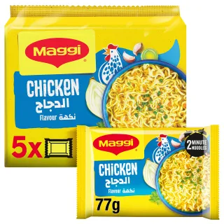 Nestle Maggi 2minutes Chicken Noodle 5 x, 77g