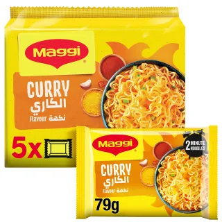 Nestle Maggi 2minutes Curry Noodle 5 x, 79g