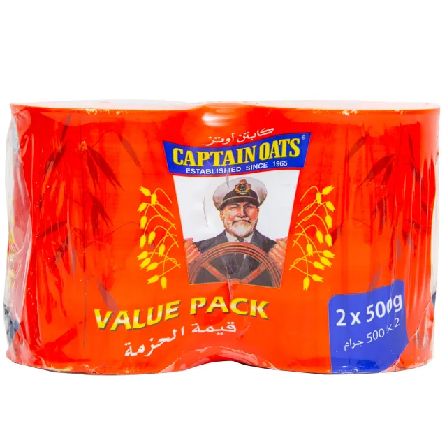 كابتن شوفان علبة 2 x 500 جم