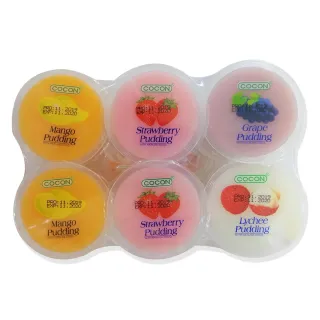 Cocon Pudding Ast 6 x, 118g