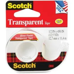 Scotch Transparent Tape In Hand Dispenser