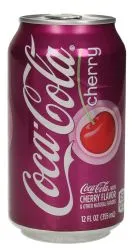 Coca Cola Cherry Soft Drink Can