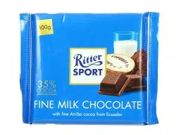 Ritter Sport Fine Milk Chocolate 
