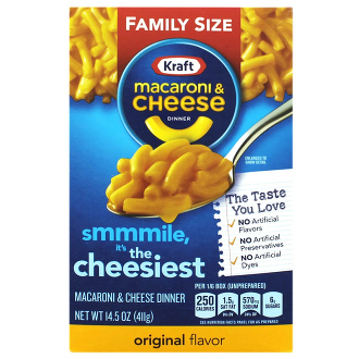 Kraft Family Size Macaroni & Cheese Dinner Original