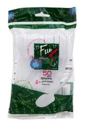 Fun Everyday Disposable Plastic Teaspoons