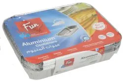 Fun Aluminum Container with Lid