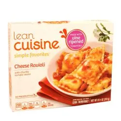 Lean Cuisine Simple Favorites Cheese Ravioli With Tomato Sauce