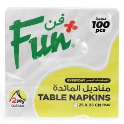 فان وايت نابكنز 2Ply 25Cm