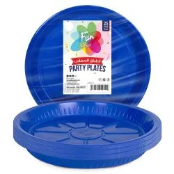 Fun Color Blue Plates