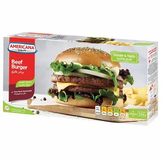 Americana Beef Burgers With Arabic Spices