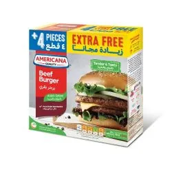 Americana Beef Burgers With Arabic Spices