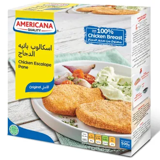 Americana Chicken Escalope Pane 500g