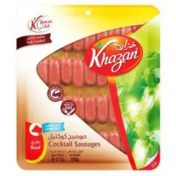 Khazan Low Fat Cocktail Beef Sausage 250g