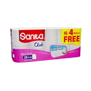 Sanita Club Toilet Tissue Rolls