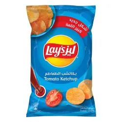 ليز رقائق بطاطس بالكاتشب