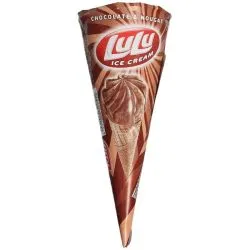 KDD Lulu Chocolate & Nugat Ice Cream Cone 134ml