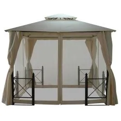 Rome Post Gazebo 3.5 x 3.5 mtr