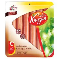 Khazan Jumbo Beef Frankfurter 500g