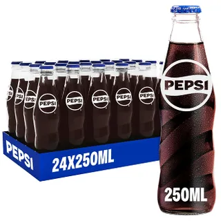 Pepsi Cola Soft Drink Glass Bottle