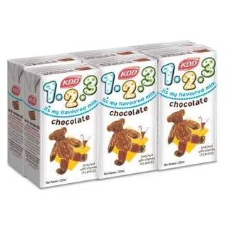 KDD 123 Chocolate Milk 6x125ml