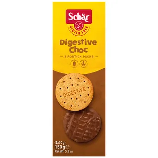 Schar Gluten Free Digestive Chocolate Biscuits