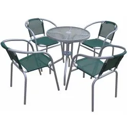 Motion Patio Set Of 4 Chairs And 1 Table