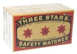 Three Stars Safety Matches
