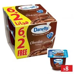 Danette Chocolate Pudding 6 + 2 Free