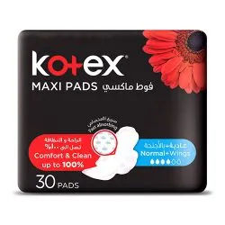Kotex Black Maxi Normal + Wings Sanitary Pads