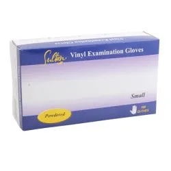 Sultan Powdered Small Vinyl Examination Gloves