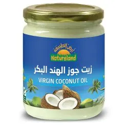 أرض الطبيعة زيت جوز الهند البكر 500 مل