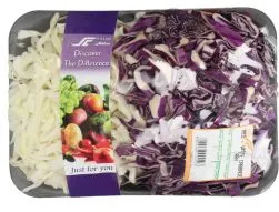 Shredded Red White Cabbage