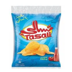 تسالي رقائق بطاطس كاتشب