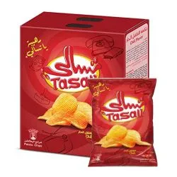 تسالي رقائق البطاطس بنكهة الفلفل الحار