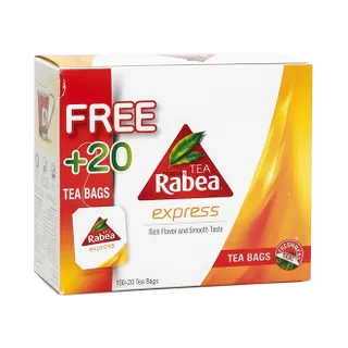 Rabea Express Tea Bags 100+20 Free