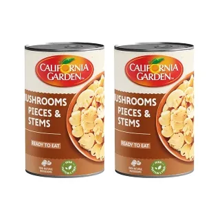 California Garden Mushrooms Pieces & Stems