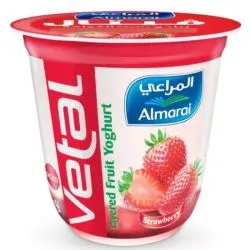 Almarai Vital Strawberry Fruit Layered Yoghurt