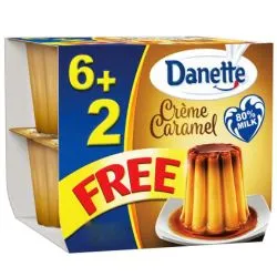 Danette Creme Caramel Dessert 6+2 Free