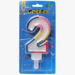 Tc-Party Candle 2 With Holder