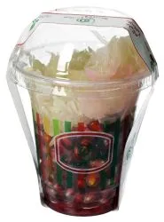 Healthy Fresh Pomegranate With Pumelo Pulp