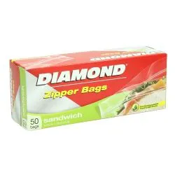 Diamond Sandwich Zipper Bags