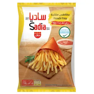 ساديا بطاطا مقلية مقطعة رقيقة