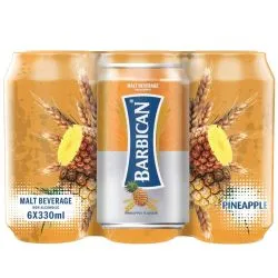 Barbican Pineapple Non Alcoholic Malt Beverage 6x330ml