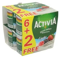 Activia Light Mixed Berry Stirred Yoghurt