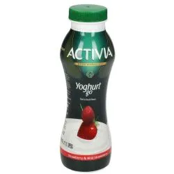 Activia Strawberry & Wild Strawberry Go Yoghurt