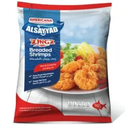 Americana Frozen Hot & Crunchy Breaded Shrimps