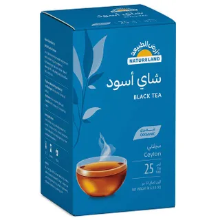 أرض الطبيعة شاي سيلاني طبيعي أسود