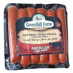 greenhill Farm Farm Beef Smoked Sausage Links